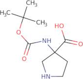 3-(Boc-amino)-3-pyrrolidinecarboxylic Acid