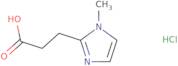 3-(1-Methyl-1H-imidazol-2-yl)propanoic acid hydrochloride