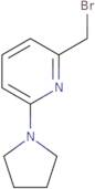 2-(Bromomethyl)-6-(pyrrolidin-1-yl)pyridine