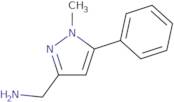 (1-Methyl-5-phenyl-1H-pyrazol-3-yl)methylamine