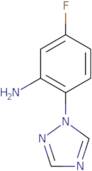 5-Fluoro-2-(1H-1,2,4-triazol-1-yl)aniline