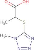 2-[(1-Methyl-1H-1,2,3,4-tetrazol-5-yl)sulfanyl]propanoic acid