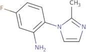 5-Fluoro-2-(2-methyl-1H-imidazol-1-yl)aniline