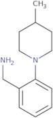 [2-(4-Methylpiperidin-1-yl)phenyl]methanamine