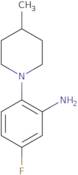 5-Fluoro-2-(4-methylpiperidin-1-yl)aniline