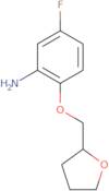 5-Fluoro-2-(tetrahydro-furan-2-ylmethoxy)-phenylamine