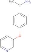 1-[4-(Pyridin-3-yloxy)phenyl]ethan-1-amine