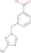 3-[(3-Amino-1H-1,2,4-triazol-1-yl)methyl]benzoic acid