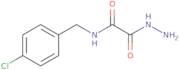 N-[(4-Chlorophenyl)methyl]-1-(hydrazinecarbonyl)formamide