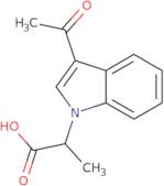 2-(3-acetyl-1H-indol-1-yl)propanoic acid