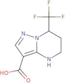 7-(Trifluoromethyl)-4H,5H,6H,7H-pyrazolo[1,5-a]pyrimidine-3-carboxylic acid