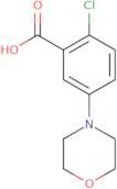 2-Chloro-5-morpholin-4-yl-benzoic acid