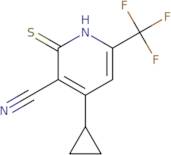 4-Cyclopropyl-2-mercapto-6-trifluoromethyl-nicotinonitrile