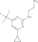 N1-[4-Cyclopropyl-6-(trifluoromethyl)pyrimidin-2-yl]ethane-1,2-diamine