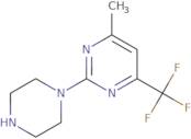 4-Methyl-2-(piperazin-1-yl)-6-(trifluoromethyl)pyrimidine