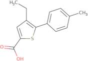 4-Ethyl-5-(4-methylphenyl)thiophene-2-carboxylic acid