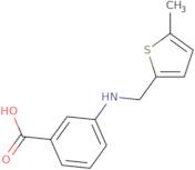 3-{[(5-Methyl-2-thienyl)methyl]amino}benzoic acid