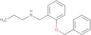 {[2-(Benzyloxy)phenyl]methyl}(propyl)amine