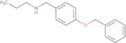 {[4-(Benzyloxy)phenyl]methyl}(propyl)amine