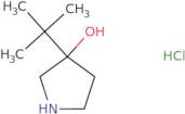 3-tert-Butylpyrrolidin-3-ol hydrochloride