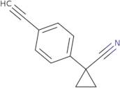 1-(4-Ethynylphenyl)cyclopropane-1-carbonitrile