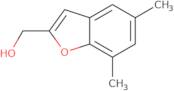 (5,7-dimethyl-1-benzofuran-2-yl)methanol