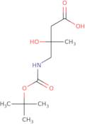 4-([(tert-Butoxy)carbonyl]amino)-3-hydroxy-3-methylbutanoic acid