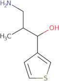 3-Amino-2-methyl-1-(thiophen-3-yl)propan-1-ol