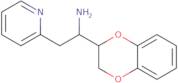 1-(2,3-Dihydro-1,4-benzodioxin-2-yl)-2-(pyridin-2-yl)ethan-1-amine