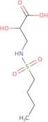 3-(Butane-1-sulfonamido)-2-hydroxypropanoic acid