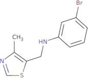 3-Bromo-N-[(4-methyl-1,3-thiazol-5-yl)methyl]aniline