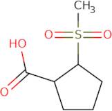 2-Methanesulfonylcyclopentane-1-carboxylic acid