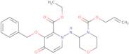 Allyl 3-((3-(benzyloxy)-2-(ethoxycarbonyl)-4-oxopyridin-1(4H)-yl)amino)morpholine-4-carboxylate