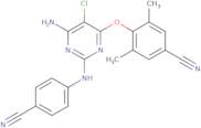4-[[6-Amino-5-chloro-2-[(4-cyanophenyl)amino]-4-pyrimidinyl]oxy]-3,5-dimethylbenzonitrile