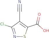 3-Chloro-4-cyano-1,2-thiazole-5-carboxylic acid