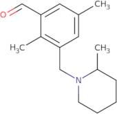 2,5-Dimethyl-3-[(2-methyl-1-piperidinyl)methyl]benzaldehyde