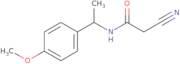 2-Cyano-N-[1-(4-methoxyphenyl)ethyl]acetamide