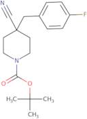 1-Boc-4-cyano-4-(4-fluorobenzyl)-piperidine