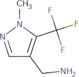 [1-Methyl-5-(trifluoromethyl)-1H-pyrazol-4-yl]methanamine