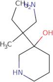 3-(1-Amino-2-methylbutan-2-yl)piperidin-3-ol