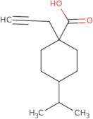 1-(Prop-2-yn-1-yl)-4-(propan-2-yl)cyclohexane-1-carboxylic acid