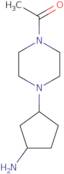 1-[4-(3-Aminocyclopentyl)piperazin-1-yl]ethan-1-one