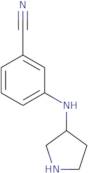 3-[(Pyrrolidin-3-yl)amino]benzonitrile