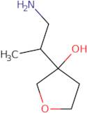 3-(1-Aminopropan-2-yl)oxolan-3-ol