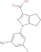 1-(3-Fluoro-5-methylphenyl)-1H,4H,5H,6H-cyclopenta[C]pyrazole-3-carboxylic acid