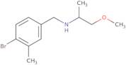 N-[(4-Bromo-3-methylphenyl)methyl]-1-methoxypropan-2-amine