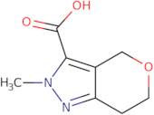 2-Methyl-2H,4H,6H,7H-pyrano[4,3-c]pyrazole-3-carboxylic acid