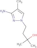 4-(3-Amino-4-methylpyrazol-1-yl)-2-methylbutan-2-ol