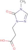 3-(4-Methyl-5-oxo-4,5-dihydro-1H-1,2,4-triazol-1-yl)propanoic acid