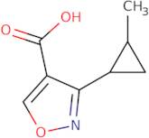 3-(2-Methylcyclopropyl)-1,2-oxazole-4-carboxylic acid